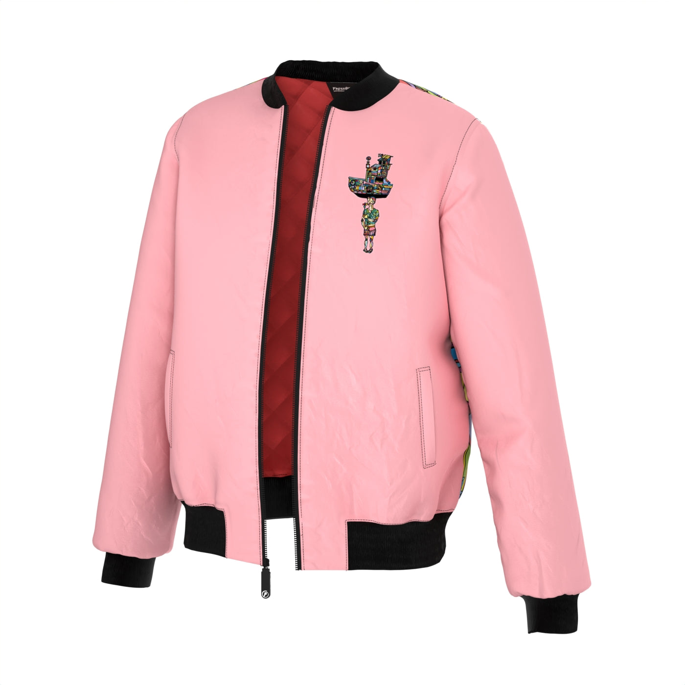 Cherry Blossom Fresh Hoods Tiger Sakura Bomber Jacket