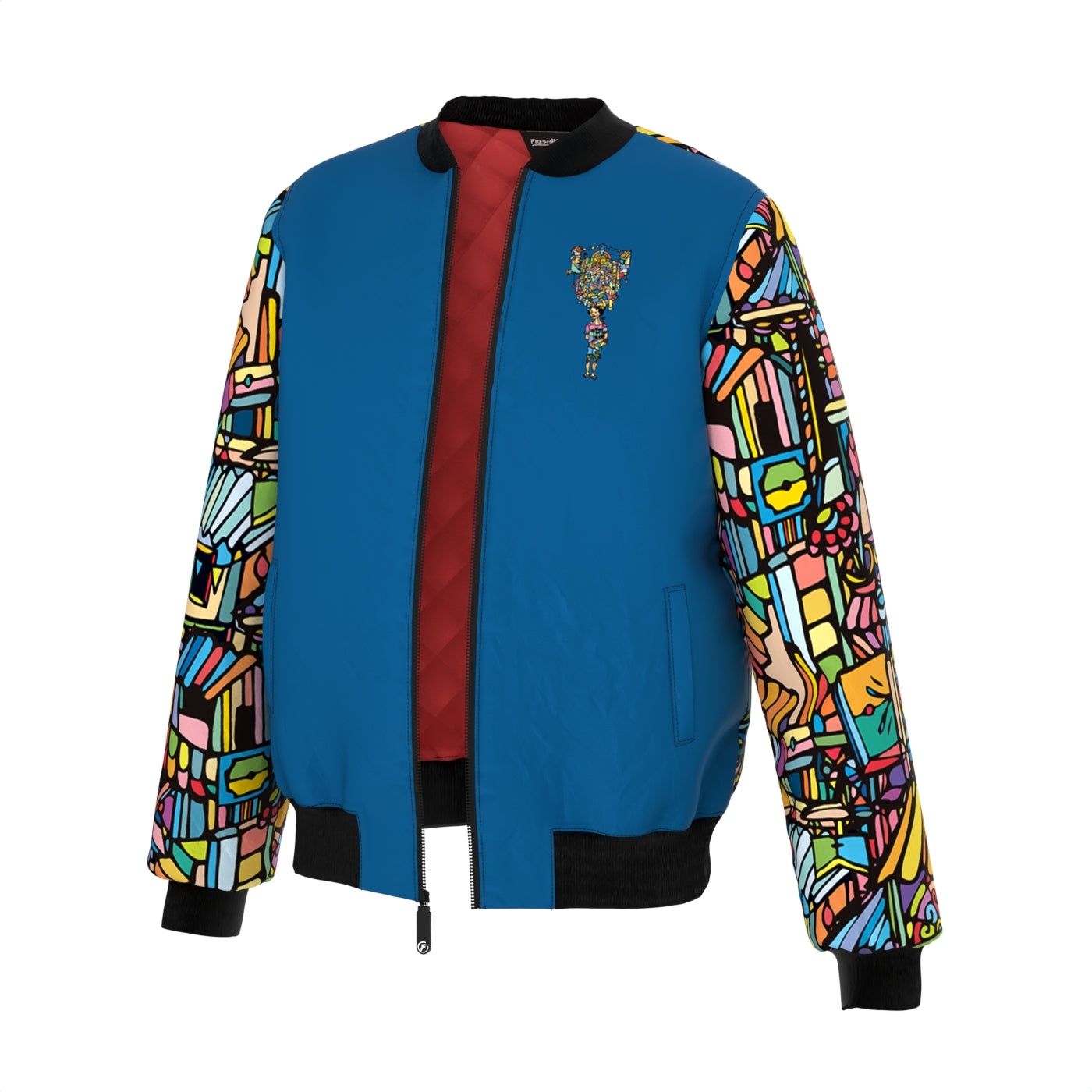 Porta Blue Bomber Jacket