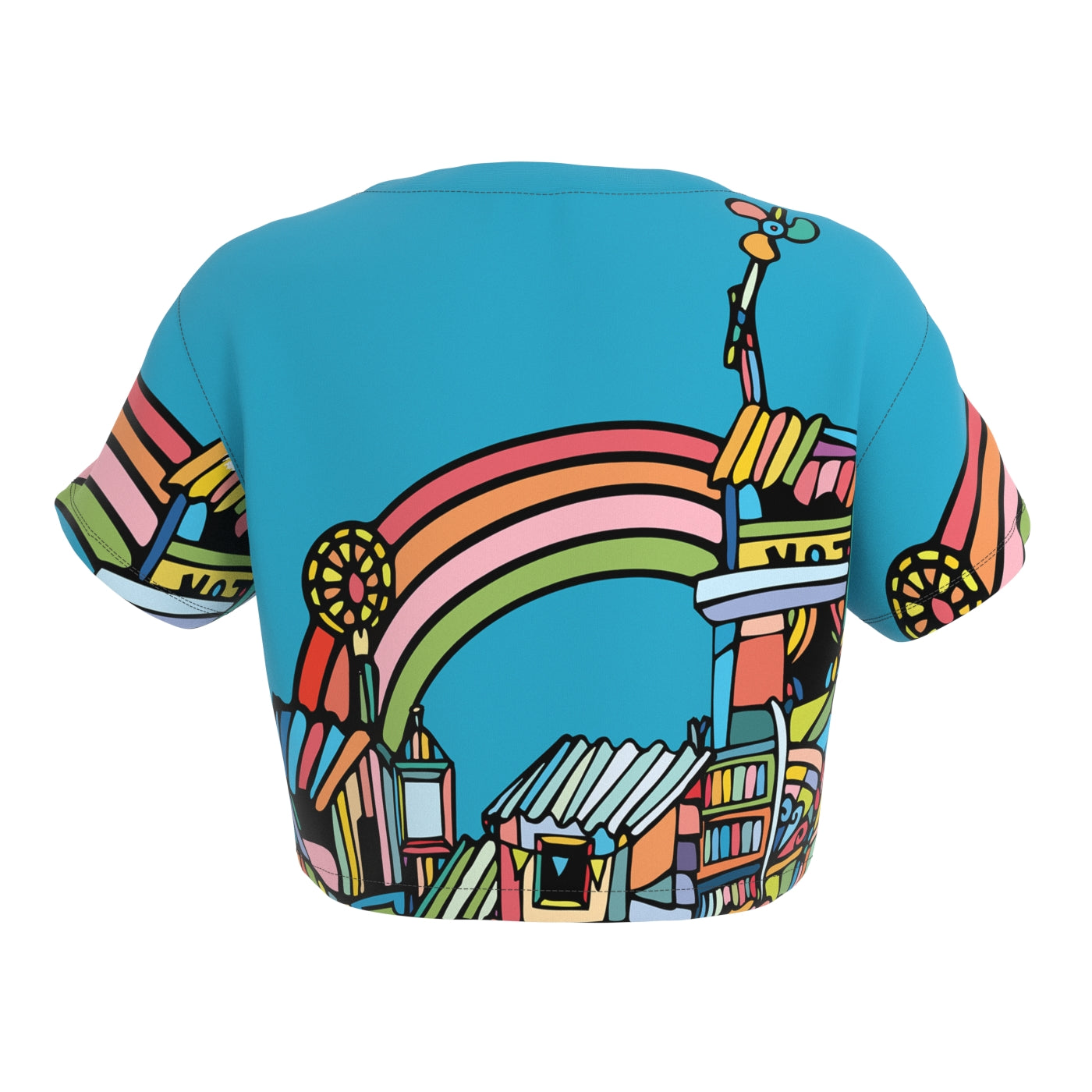 Rainboy Blue Crop Top