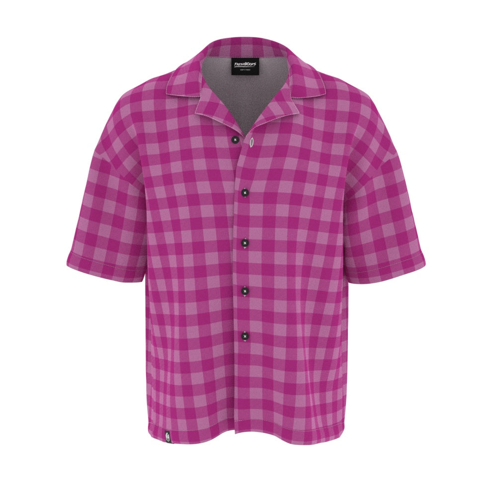 Pink Picnic Oversized Button Shirt