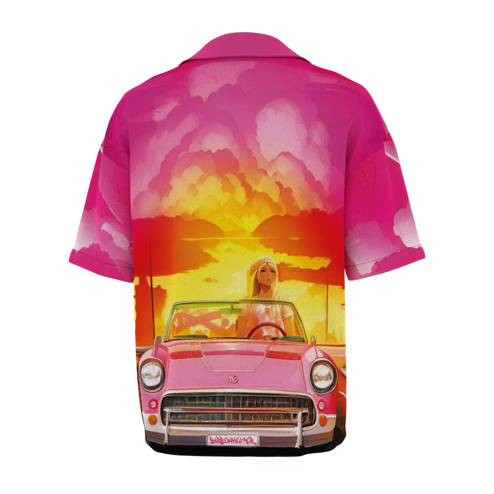 Pink Maniac Oversized Button Shirt