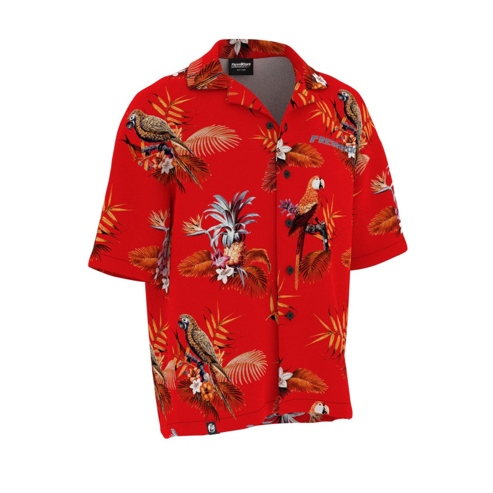 Paradise Pursuit Oversized Button Shirt