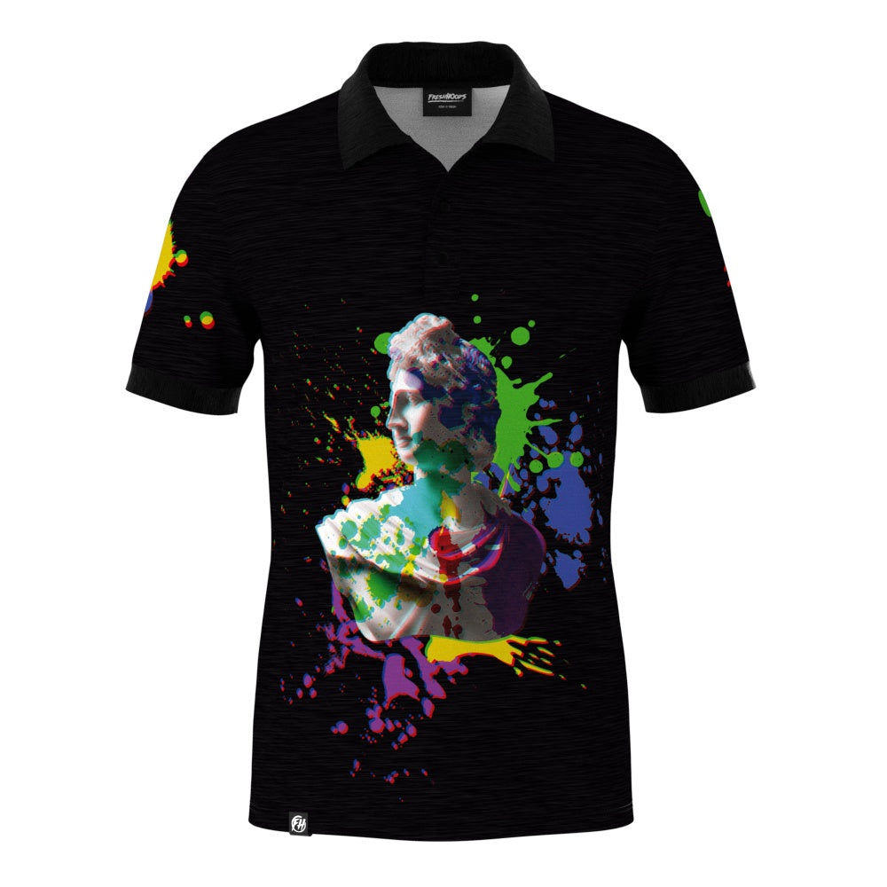 Painted Sculpture Polo Shirt