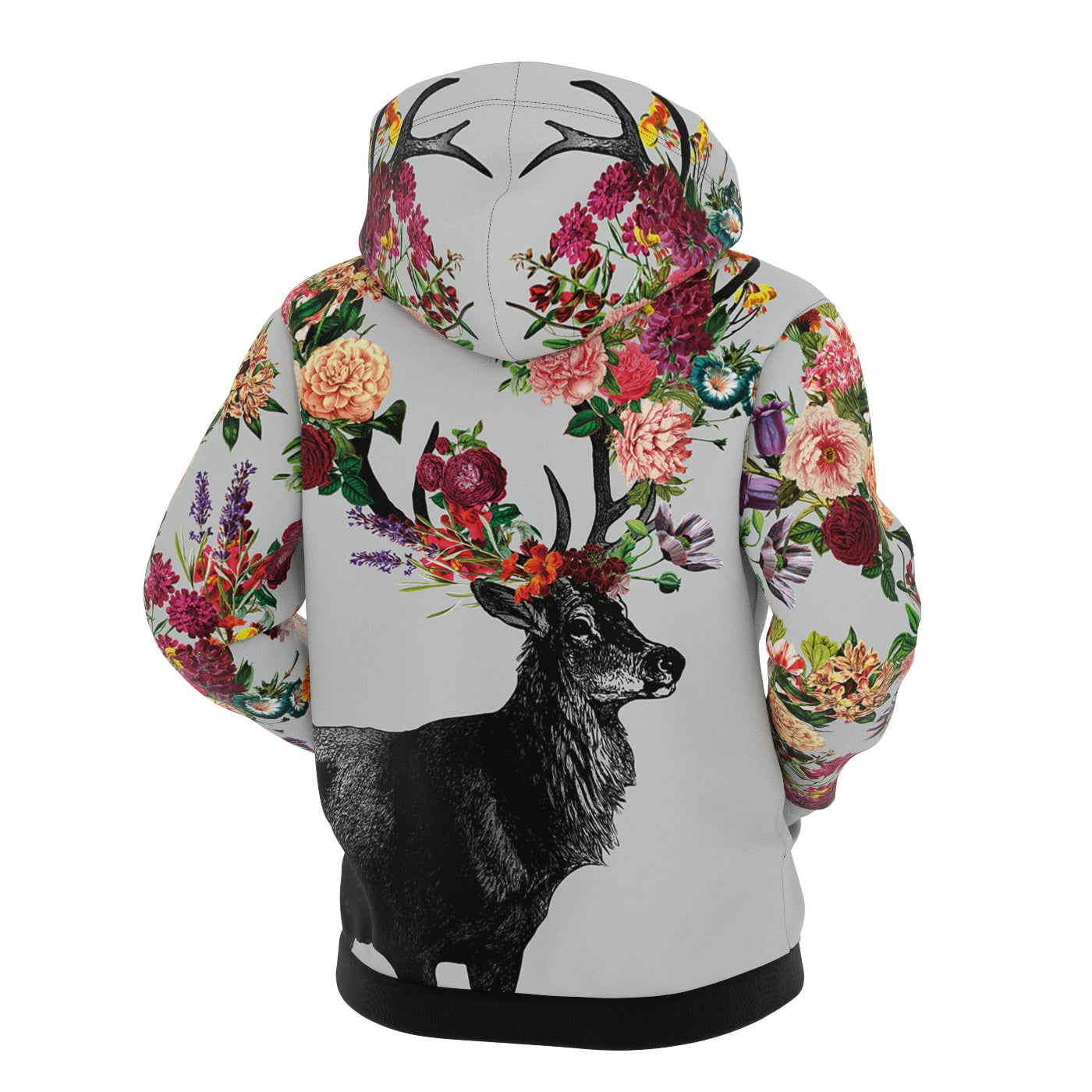 Spring Itself Deer Zip Up Hoodie