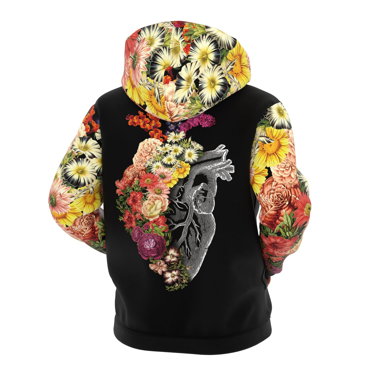 HAVISM] FLOWER ZIP UP HOOD(GREY) - アウター