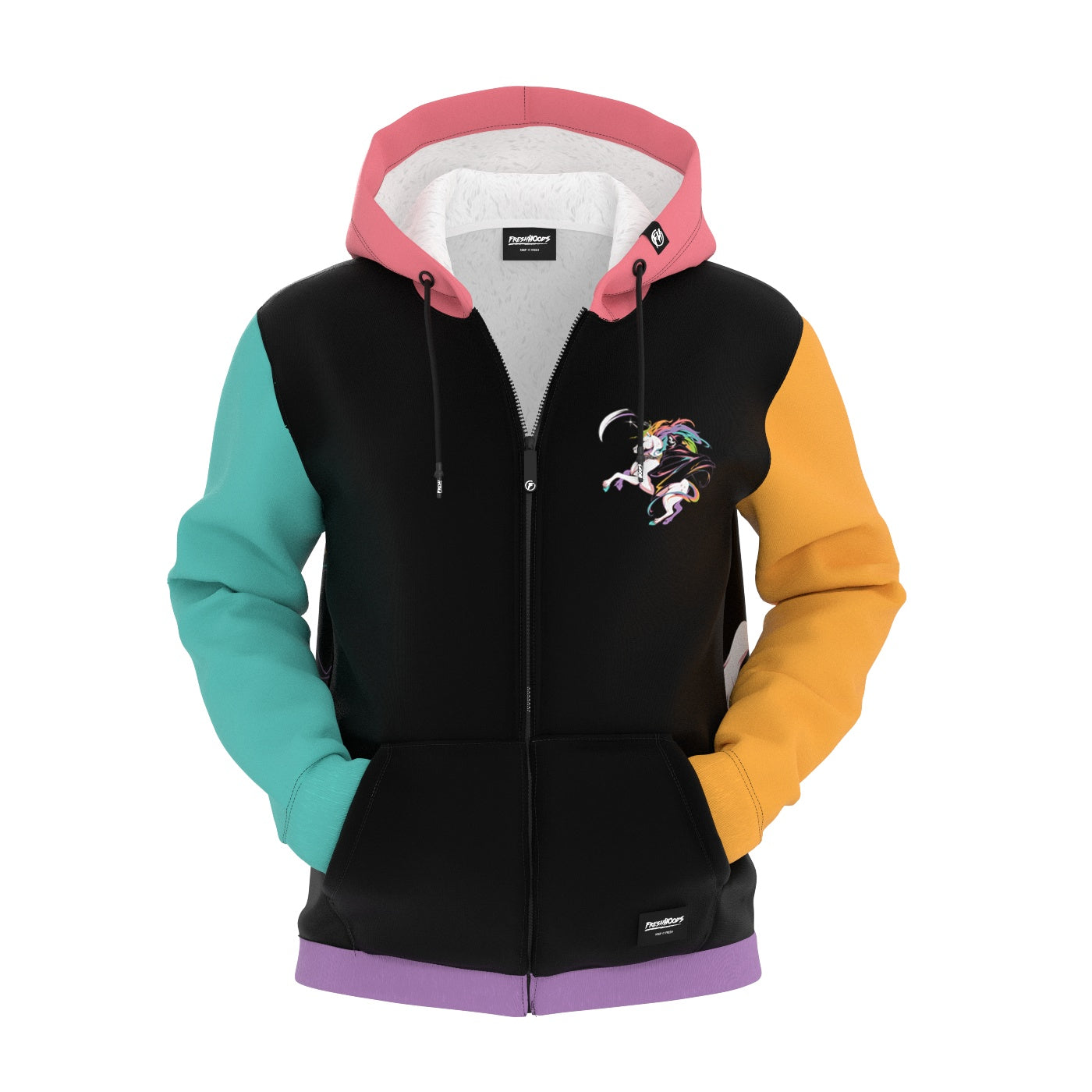 Unicorn 2024 zip hoodie