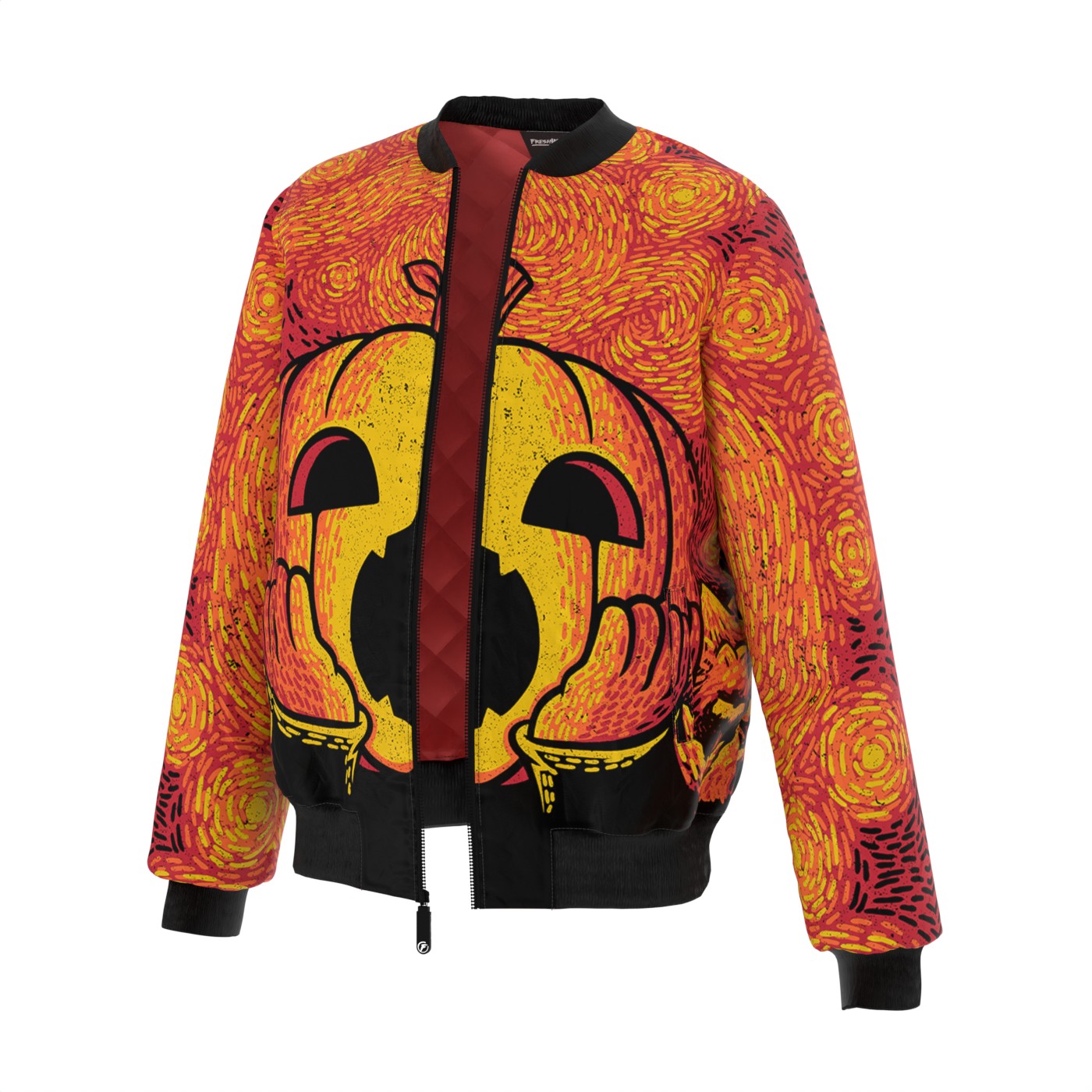 Starry Halloween Night Bomber Jacket