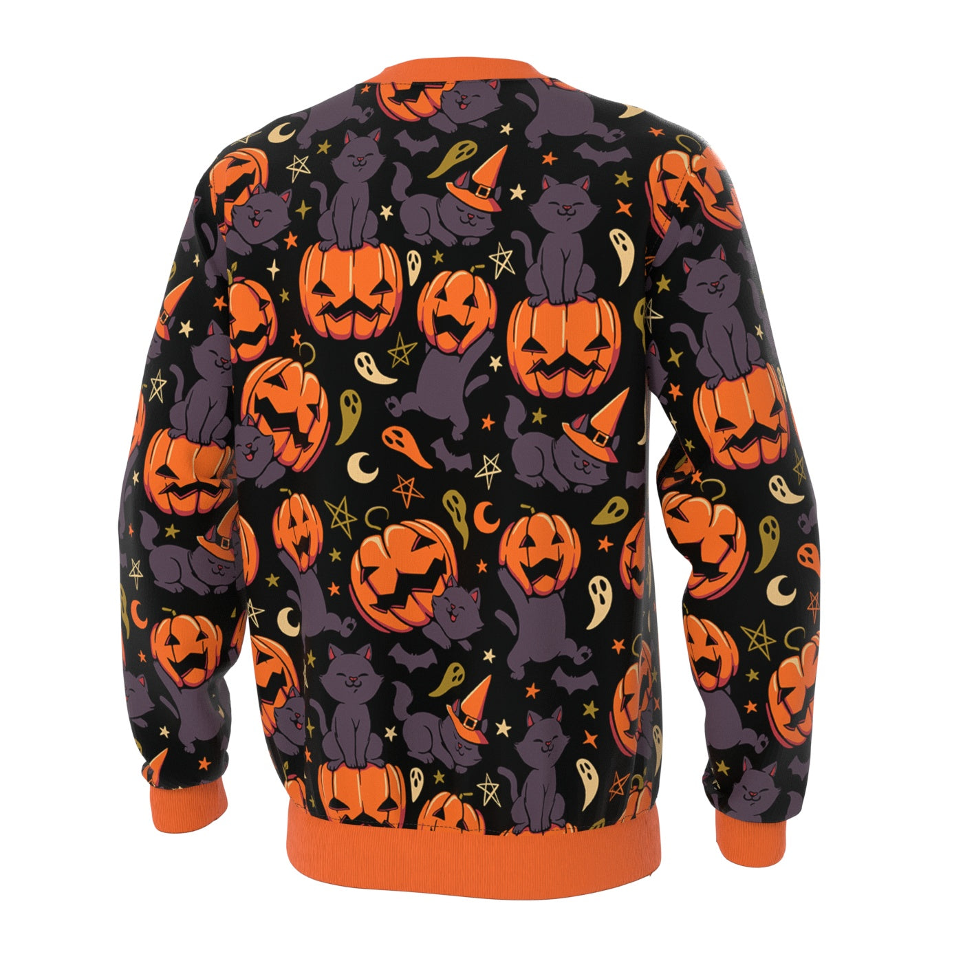 Pumpkin Field Cat Sweatshirt