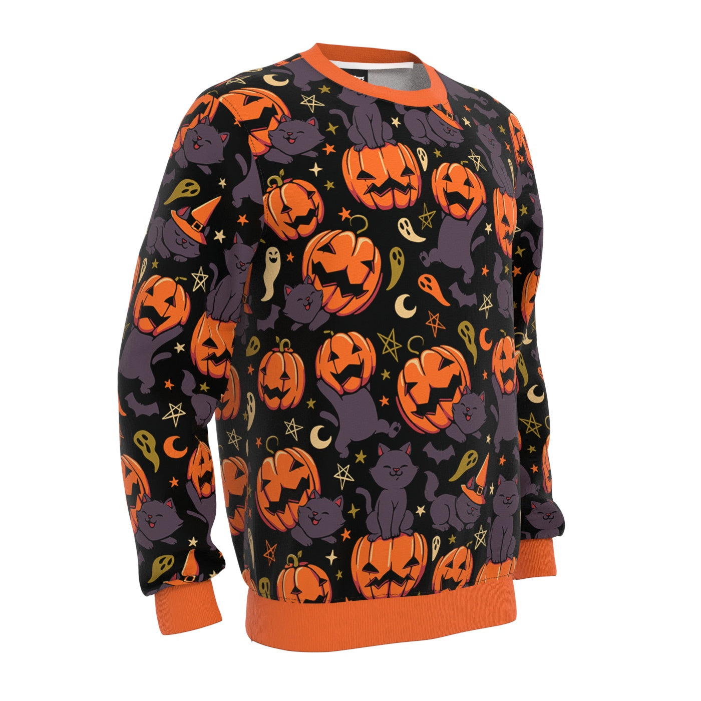 Pumpkin Field Cat Sweatshirt