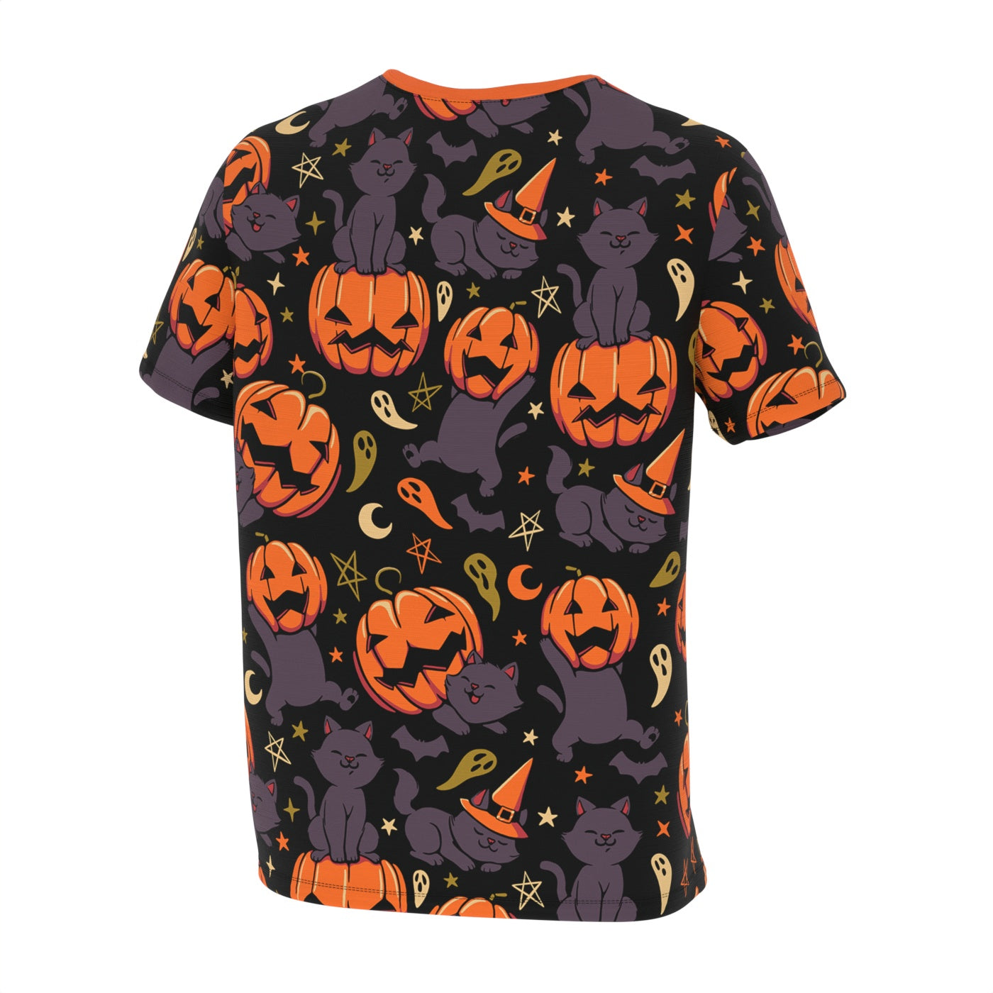 Pumpkin Field Cat T-Shirt
