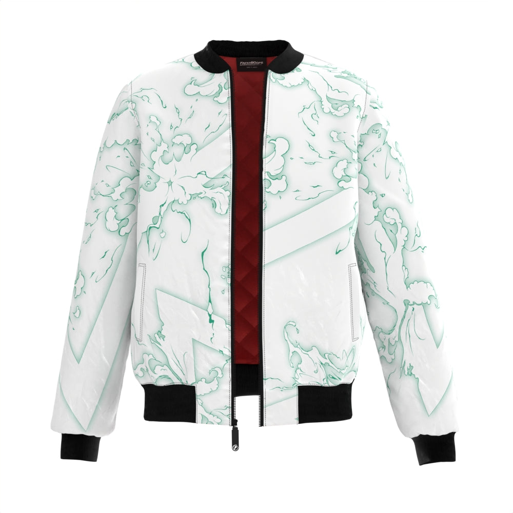 Floral Burst - Unisex Bomber outlet Jacket