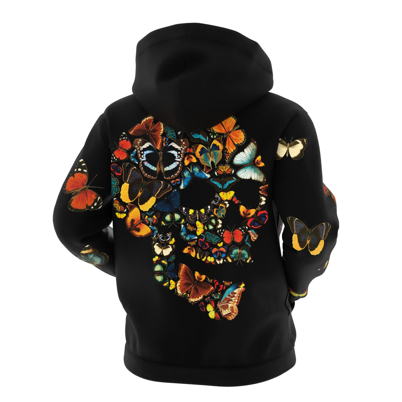 Butterfly skull clearance hoodie