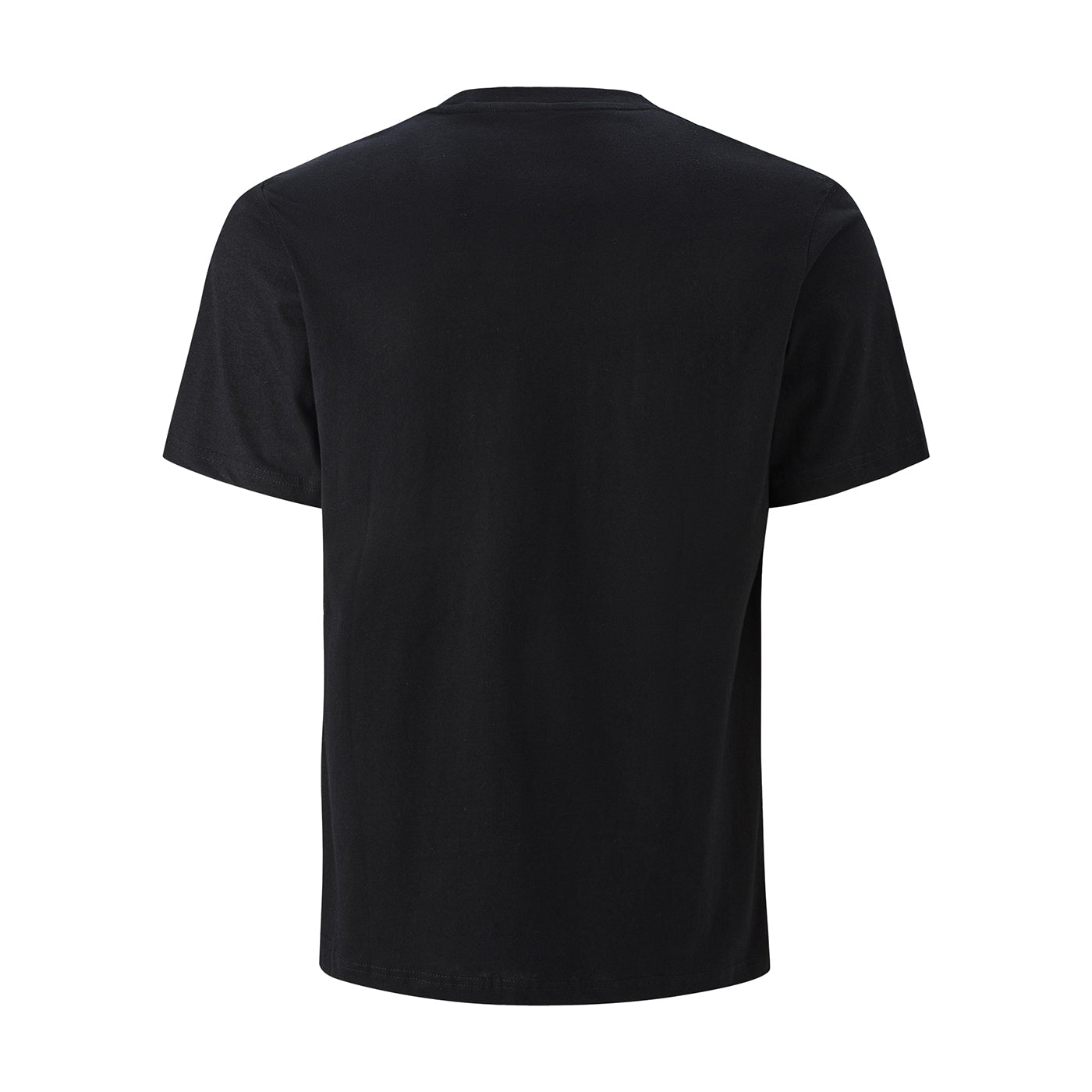 Cubes Black Cotton T-Shirt