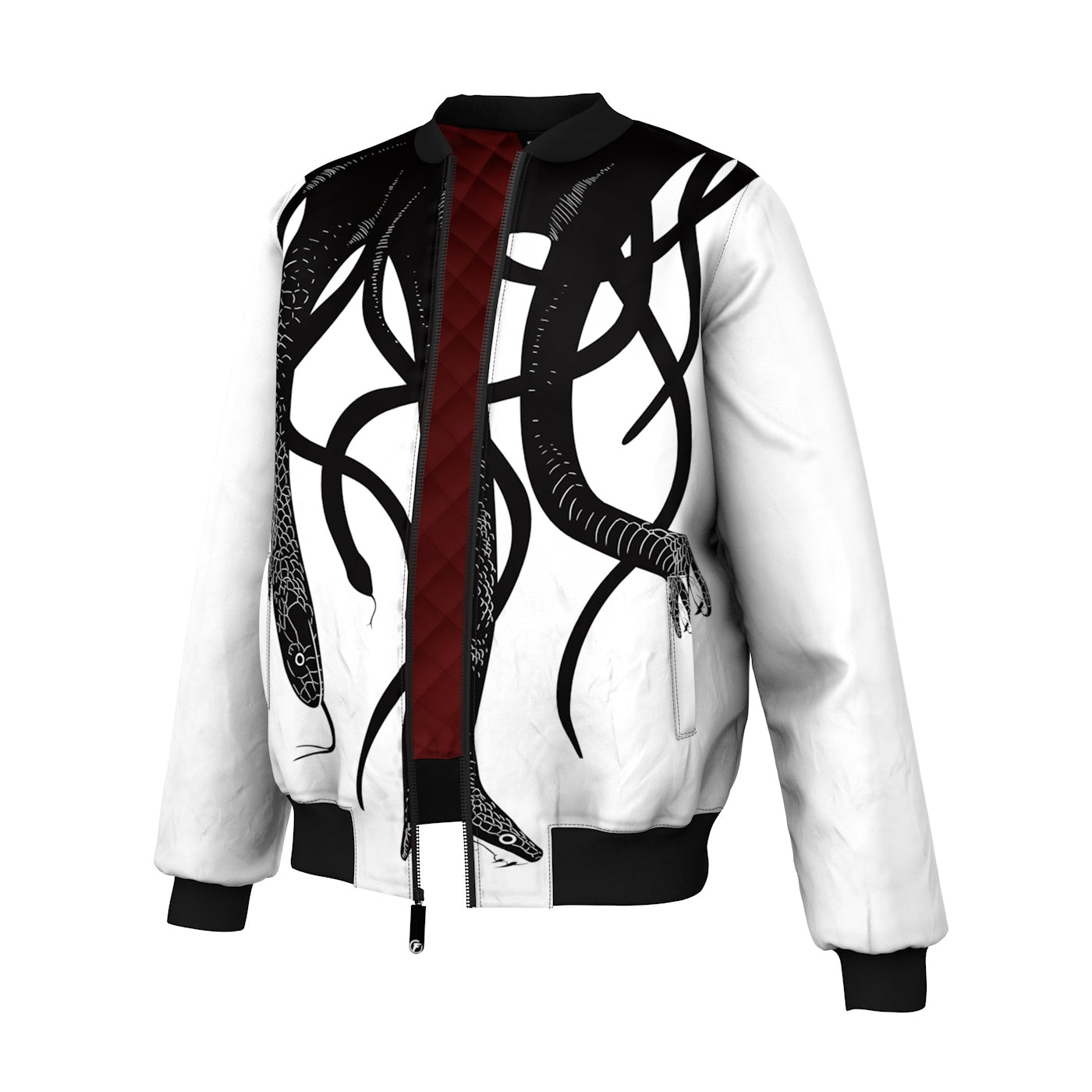 Gucci snake bomber clearance jacket