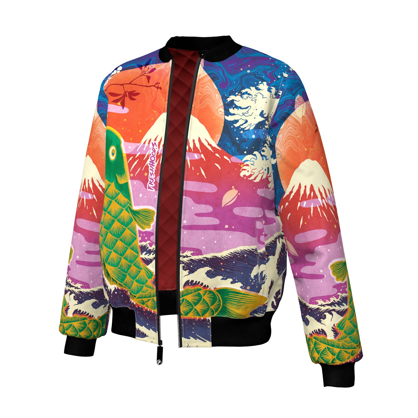 Mystic Koi Bomber Jacket