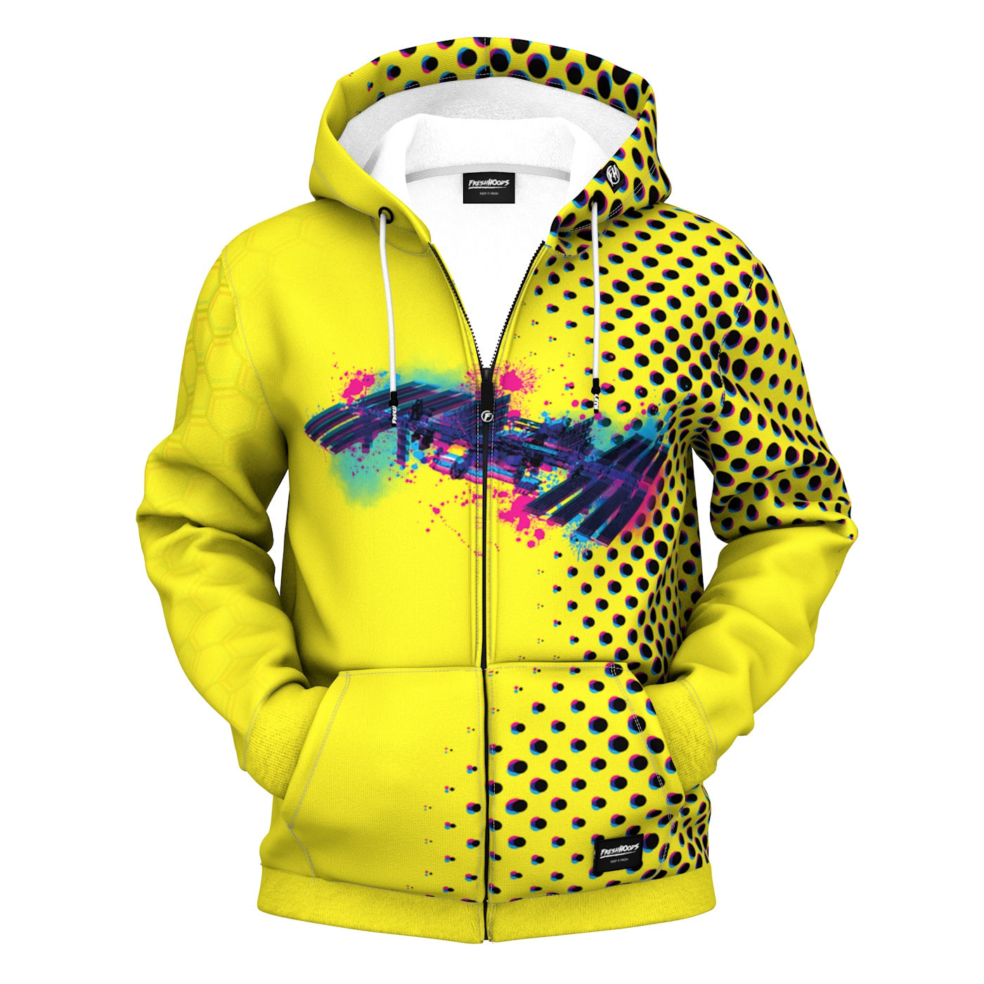 Dazed In Space Zip Up Hoodie