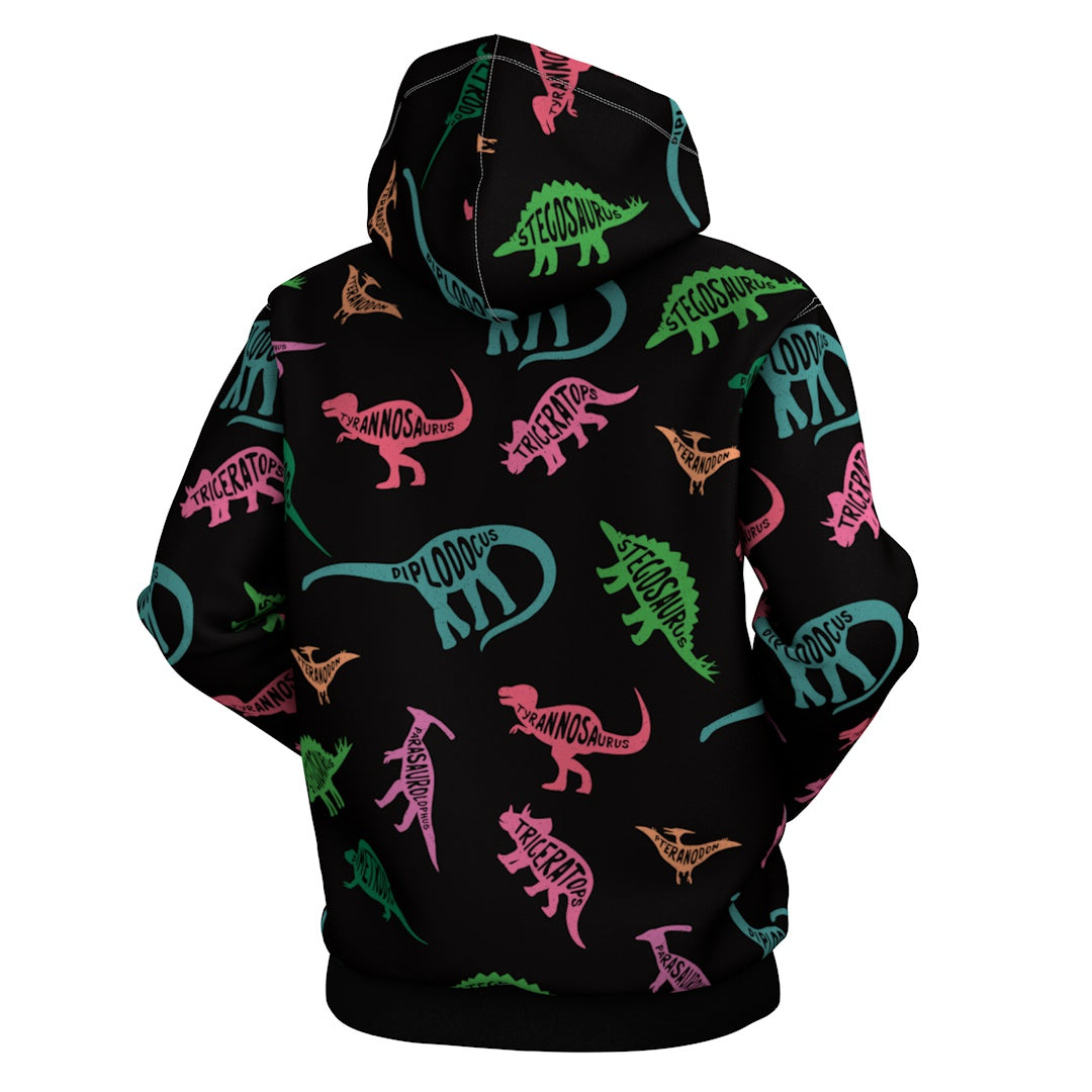 Adult 2024 dinosaur hoodie