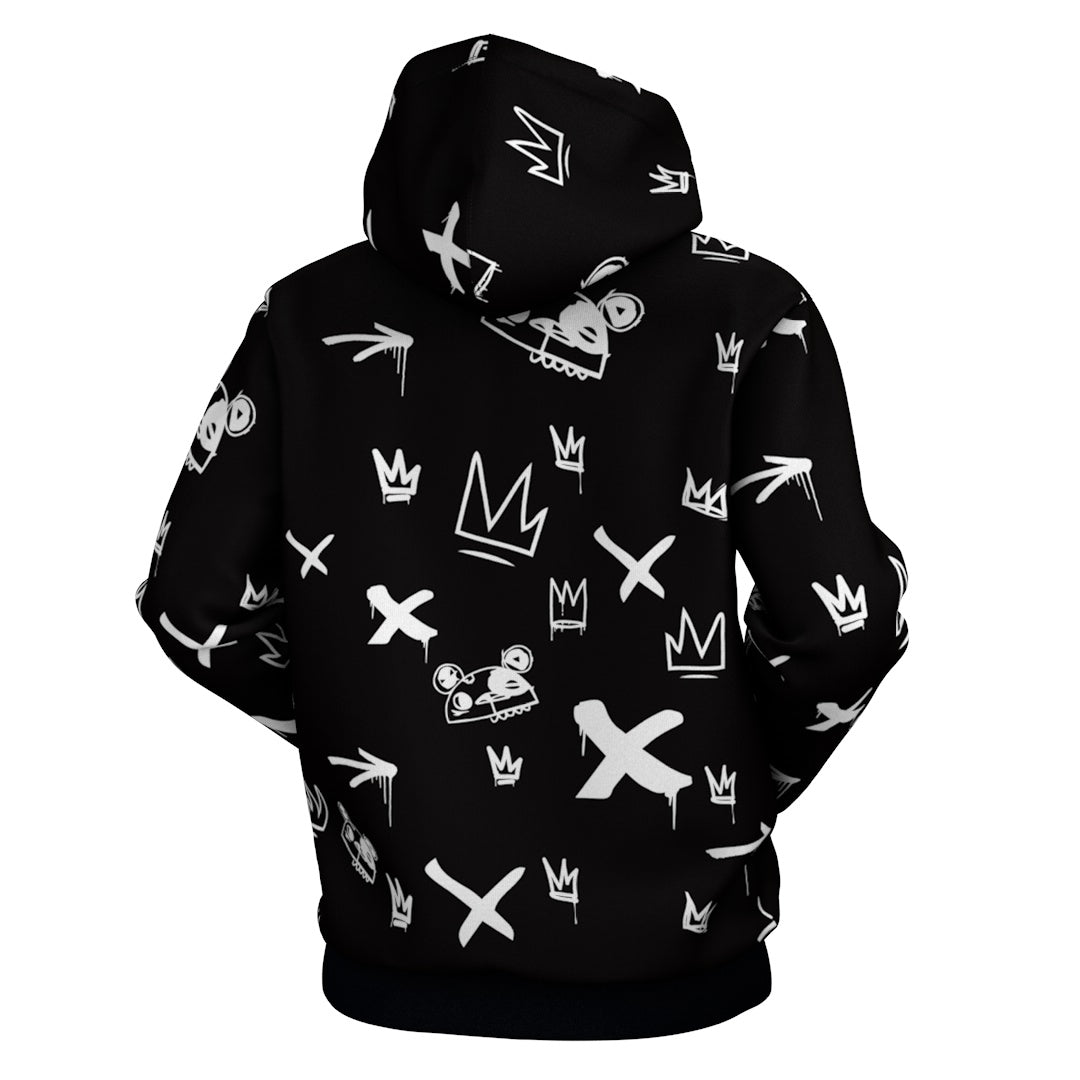 関税送料込】FRESH HOODS フーディ Black Dream Zip Up Hoodie