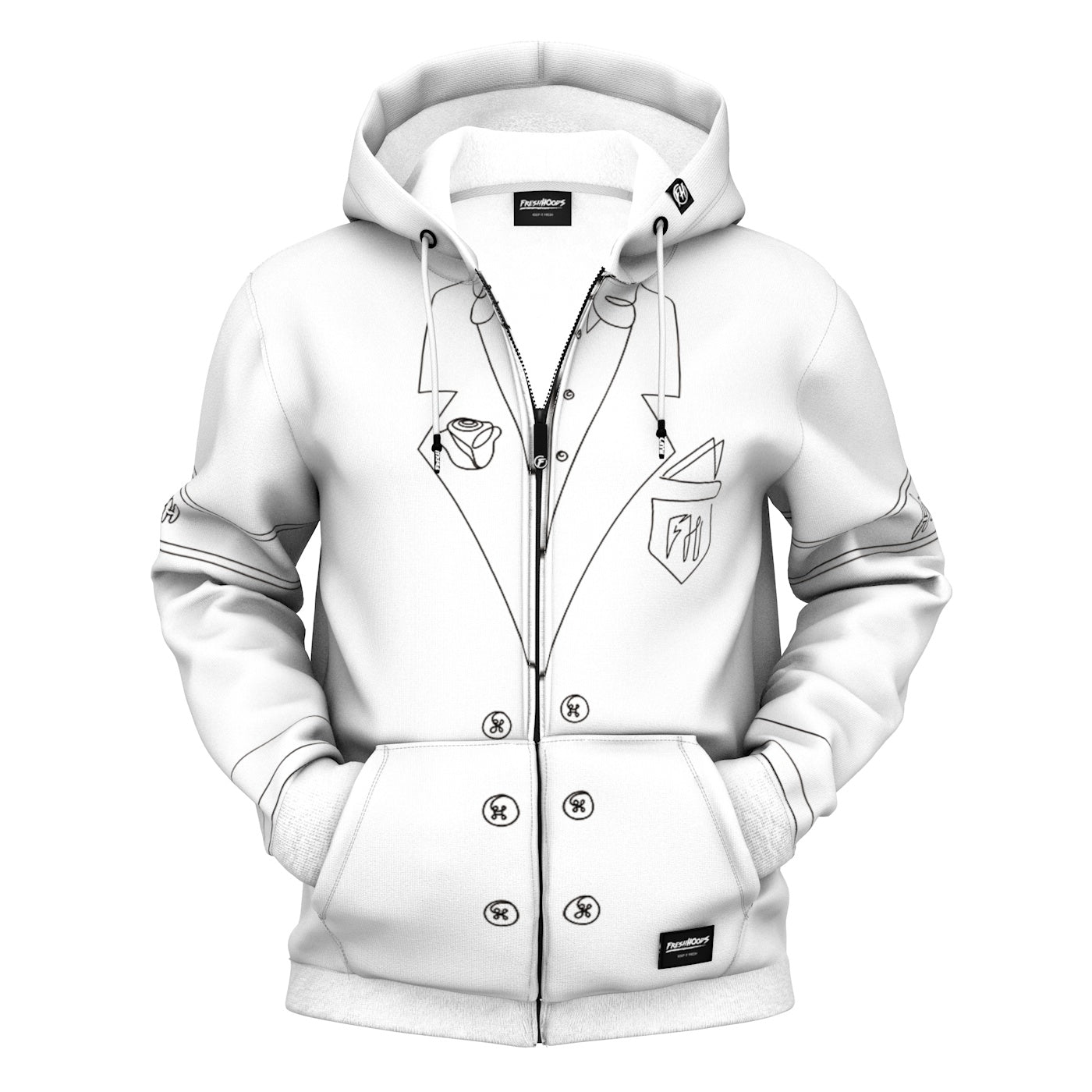 Gentleman Zip Up Hoodie