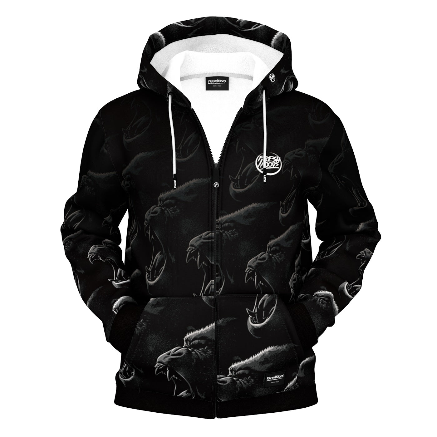 Gorilla Zip Up Hoodie