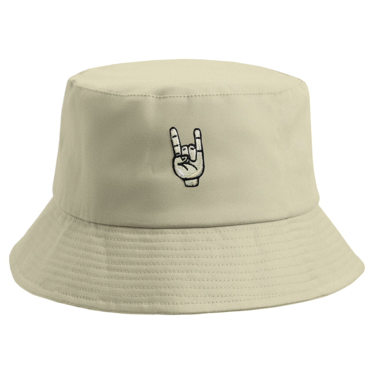 Embroidered Rock On Bucket Hat