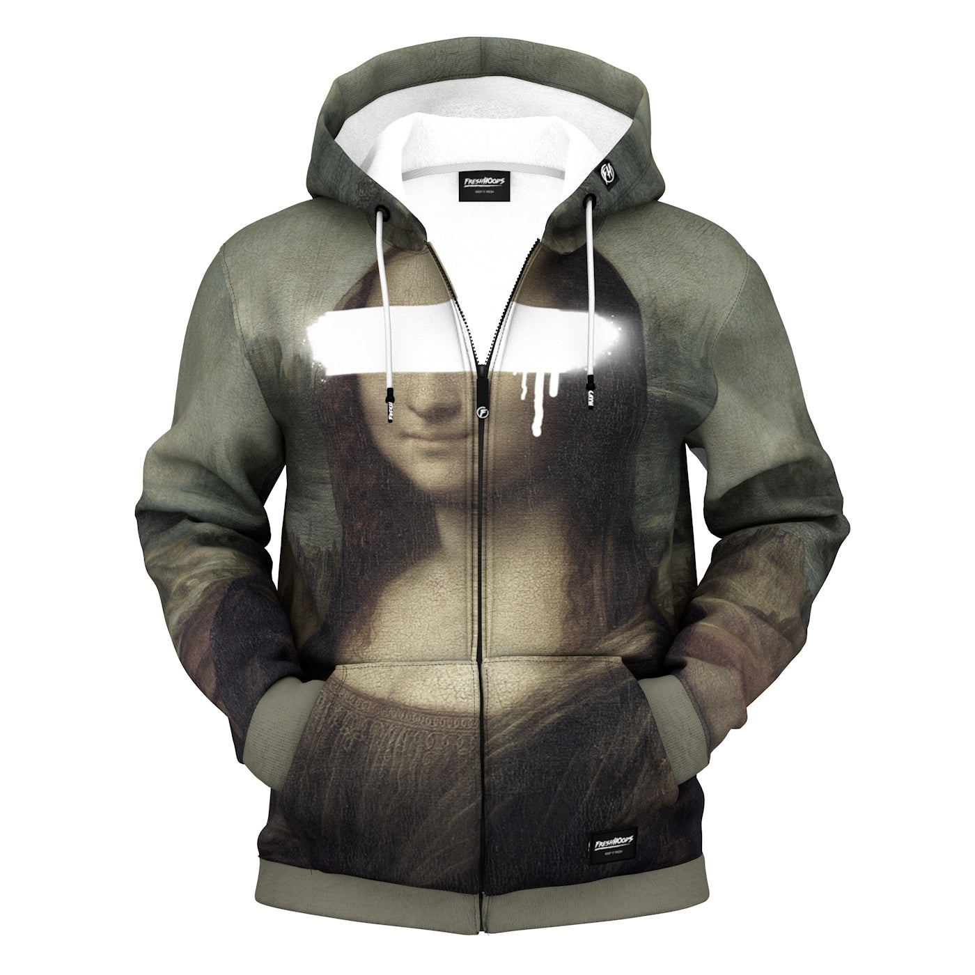 La Gioconda Zip Up Hoodie