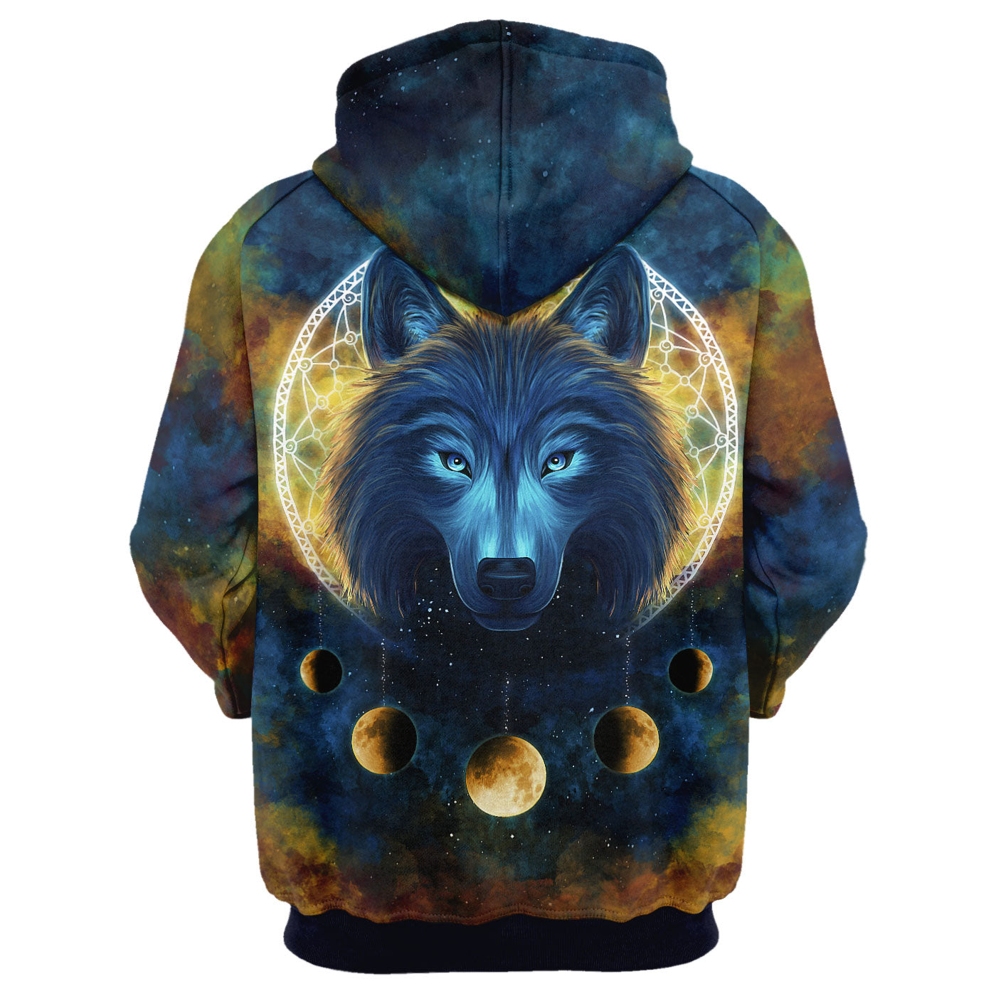 Blue wolf sale hoodie