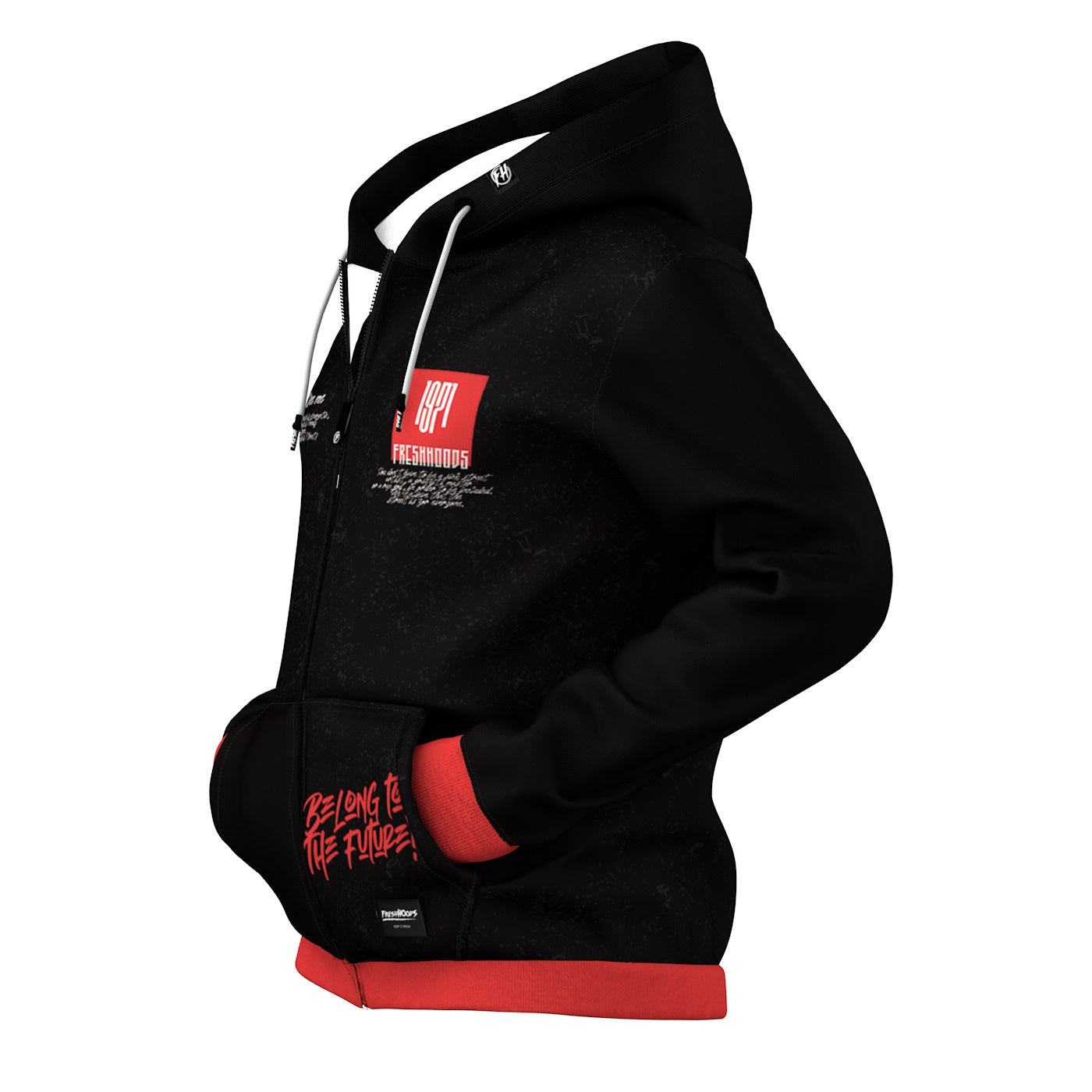 No boundaries 2024 zip up hoodie