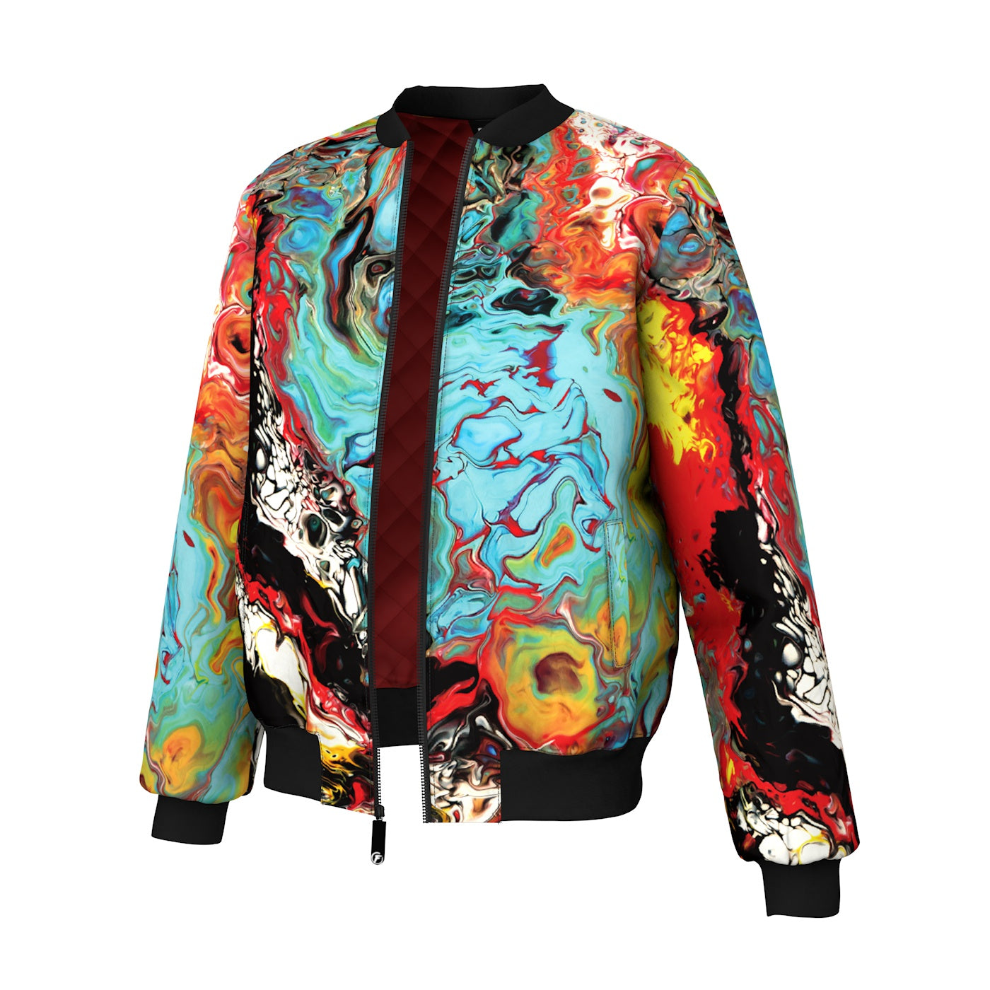 Oil Painting Bomber Jacket