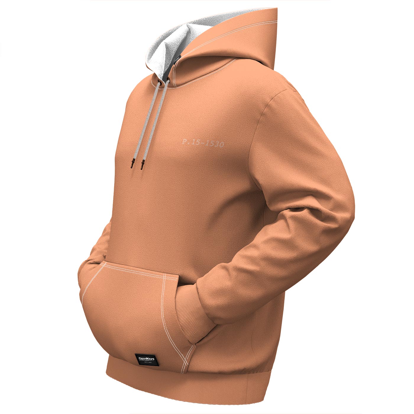 Peach color hoodie hotsell