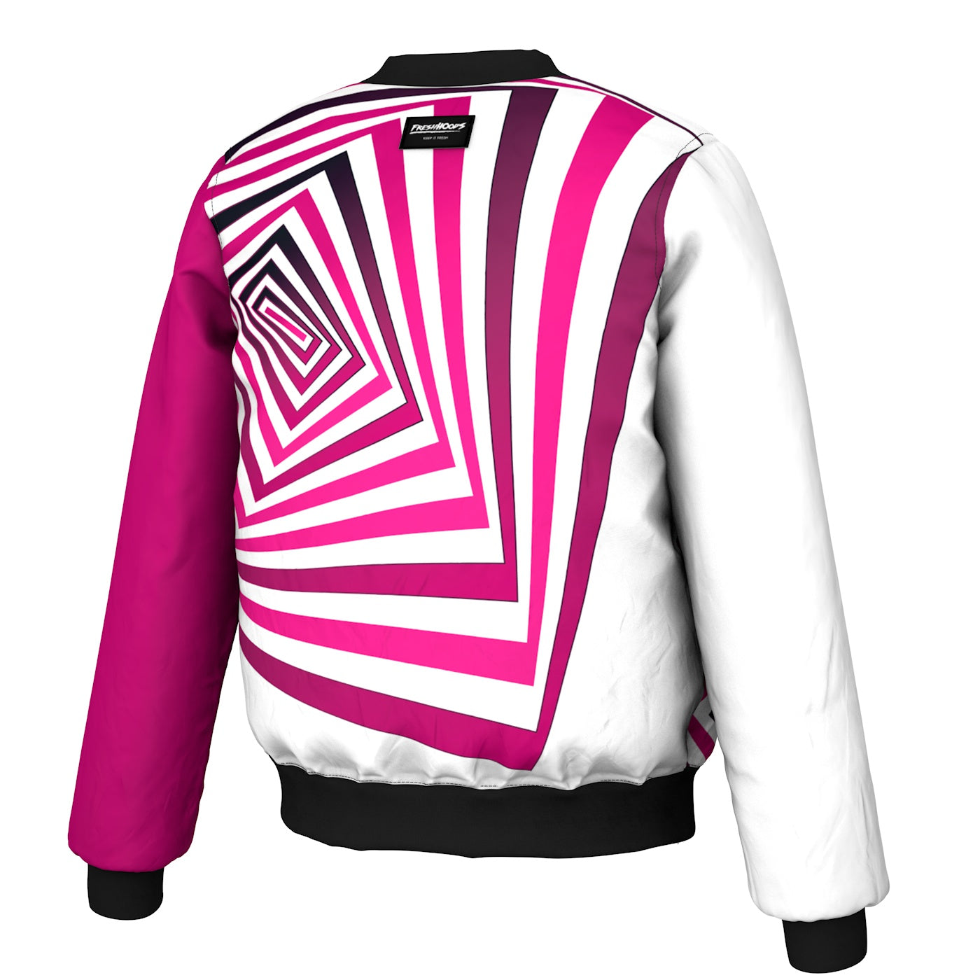 Pink Depth Bomber Jacket