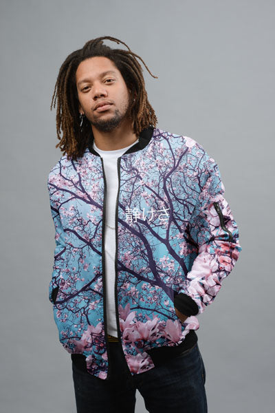 Cherry blossom bomber deals jacket mens