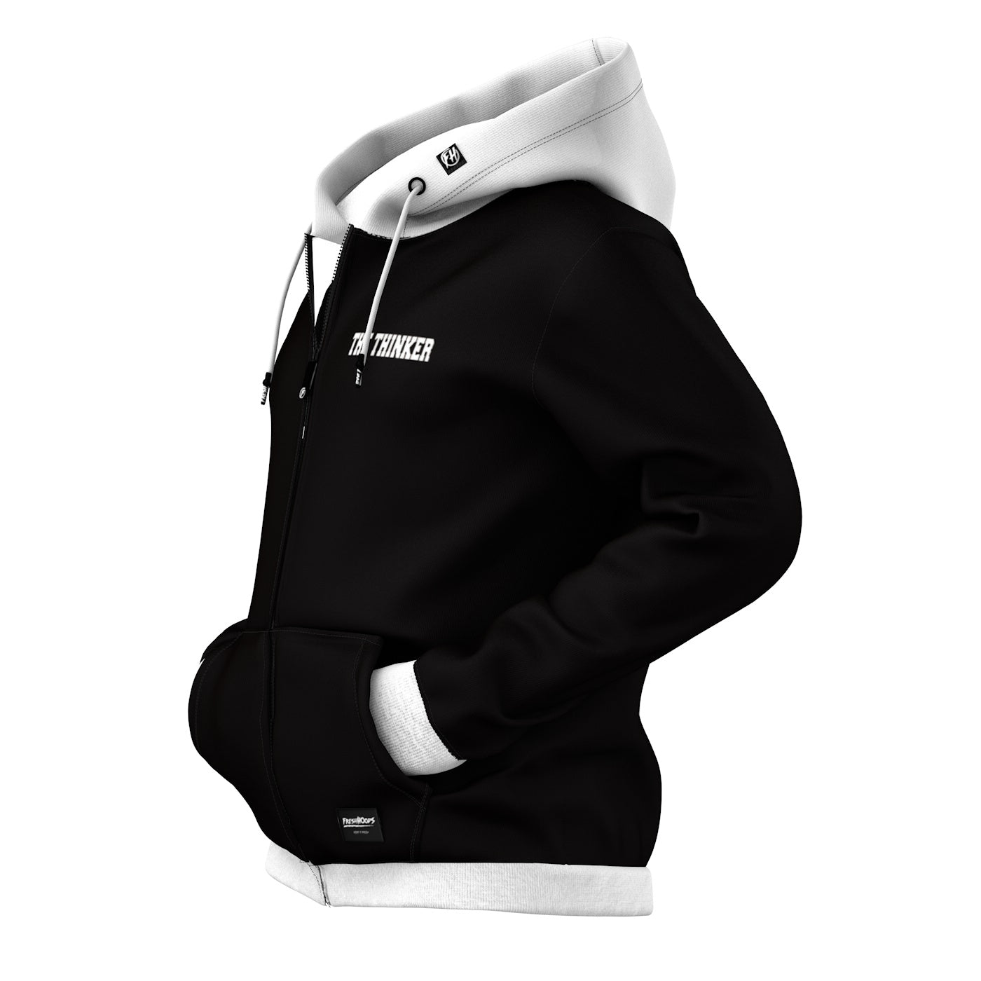 The Thinker Zip Up Hoodie