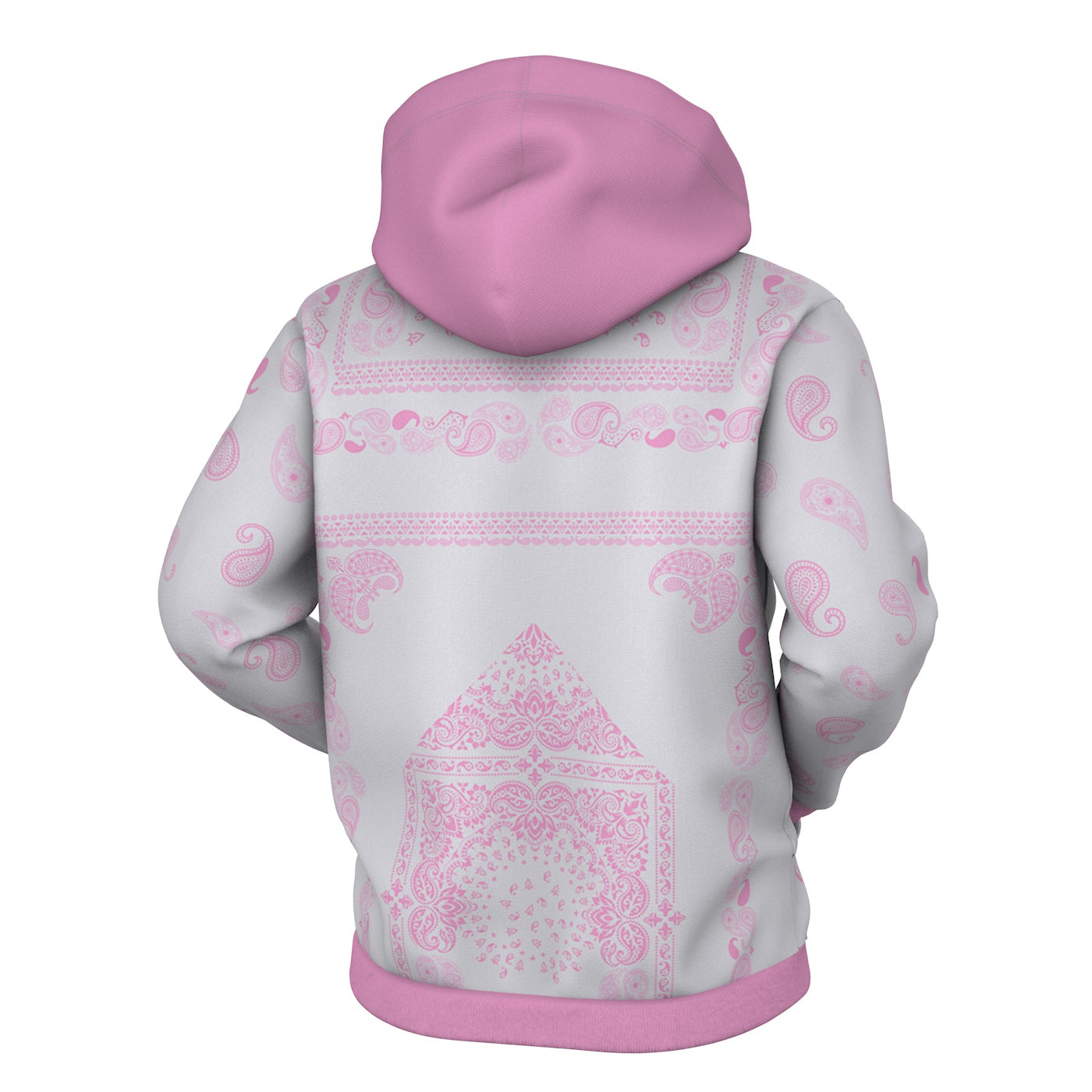 Pink discount paisley hoodie