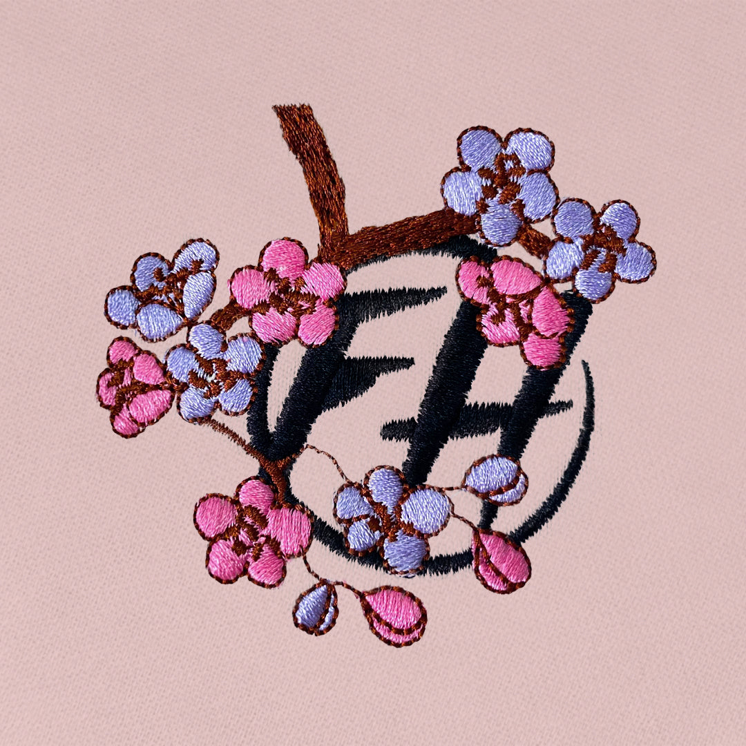 Sakura Embroidered Hoodie