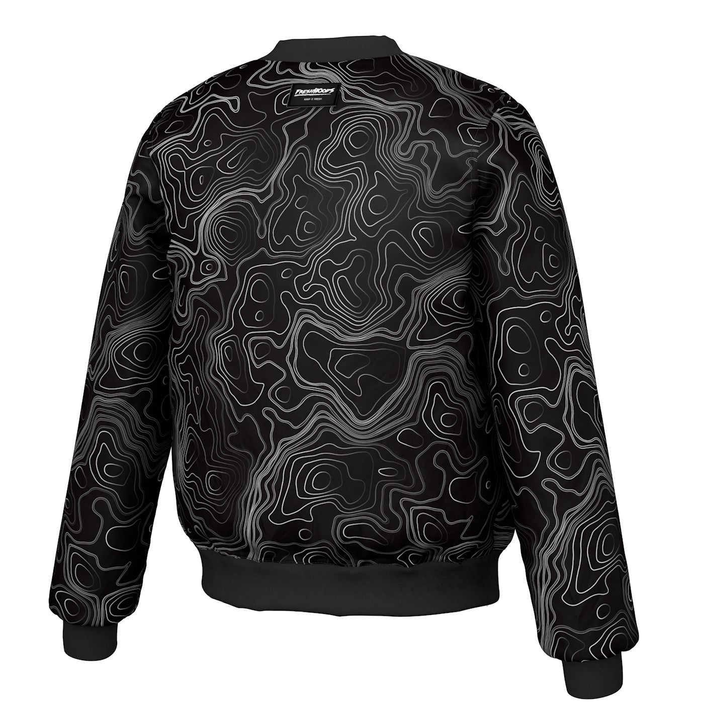 Topographical Bomber Jacket