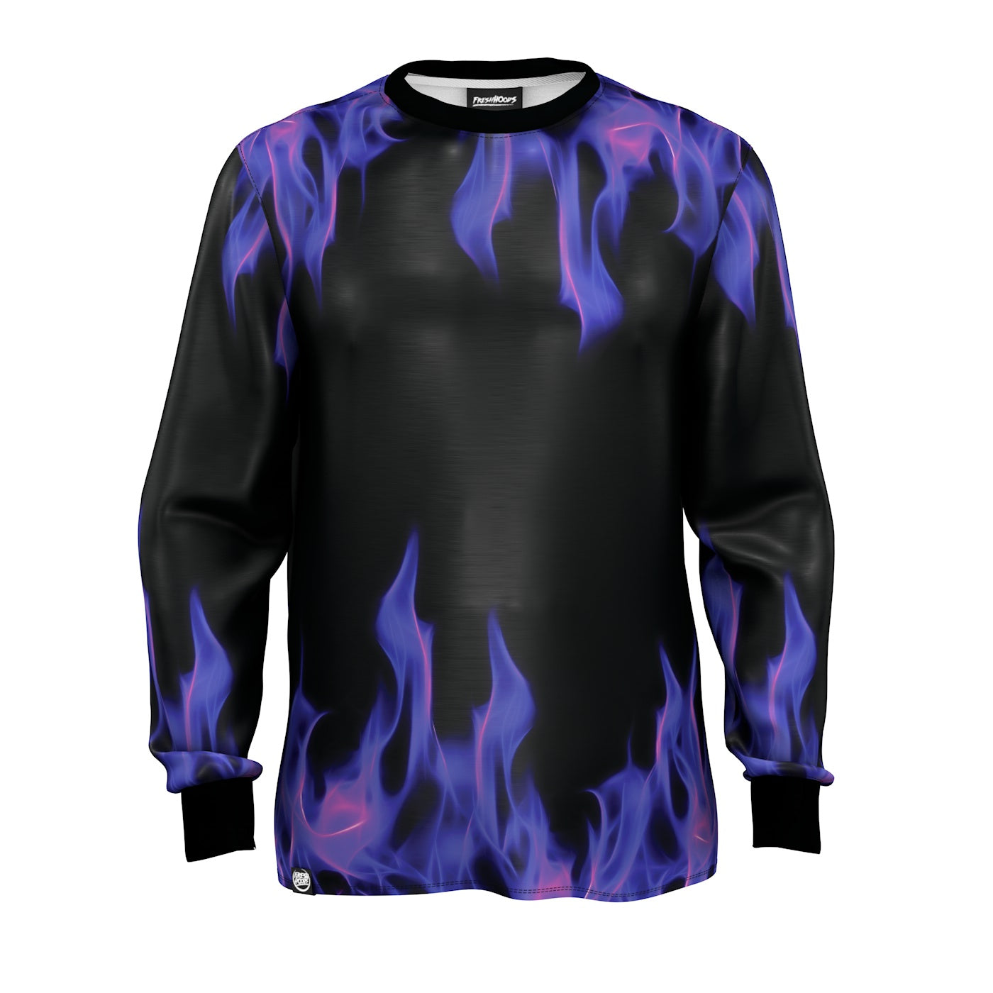 Purple Flame Long Sleeve Shirt