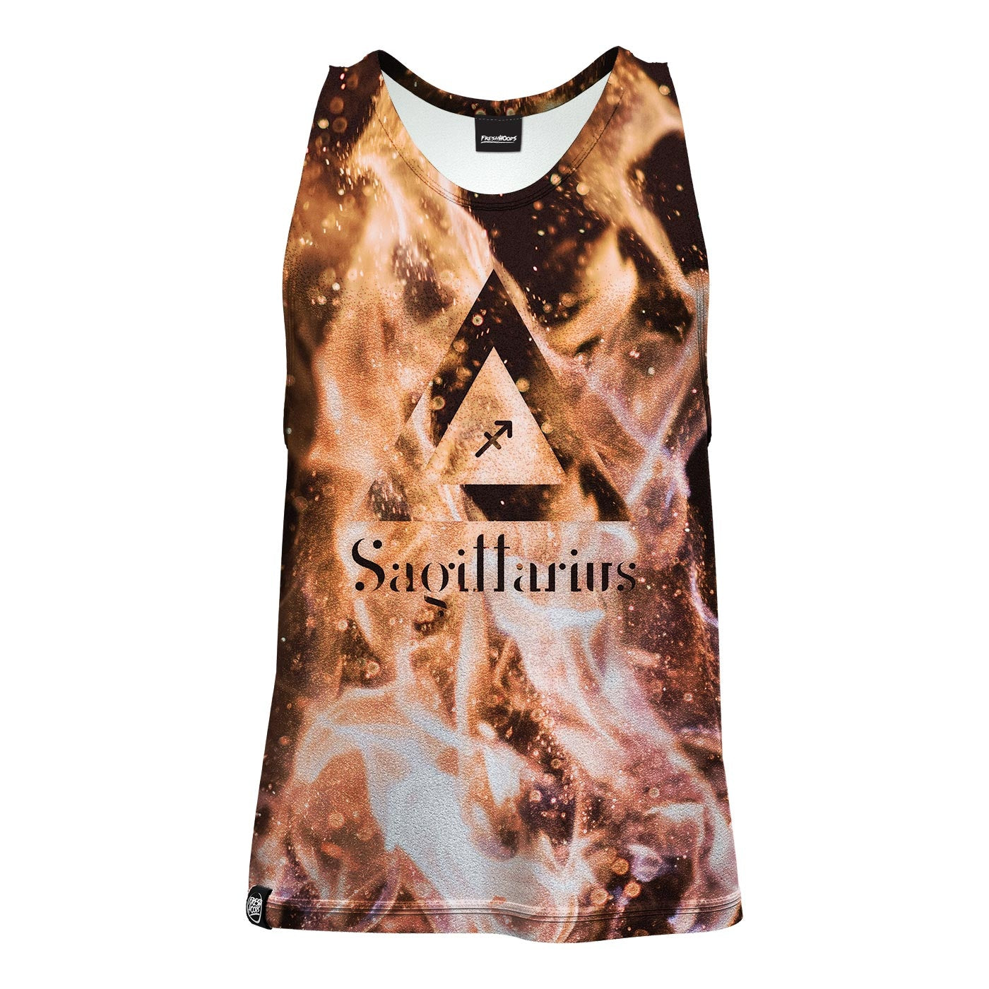 Sagittarius In The Flames Tank Top