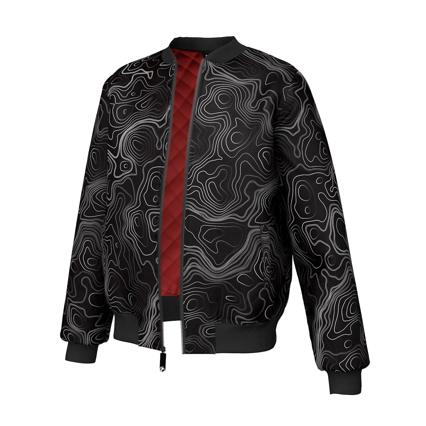 Topographical Bomber Jacket